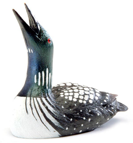 Common Loon Duck with Upright Head